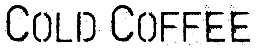 Cold Coffee font